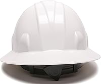 Vista 4 de Pyramex Safety SL Series Full Brim Hard Hat 4-Point Ratchet Suspension