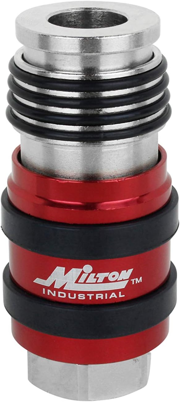 Milton s-1758: 3/8 Safety Exhaust Coupler, 3/8 Fnpt