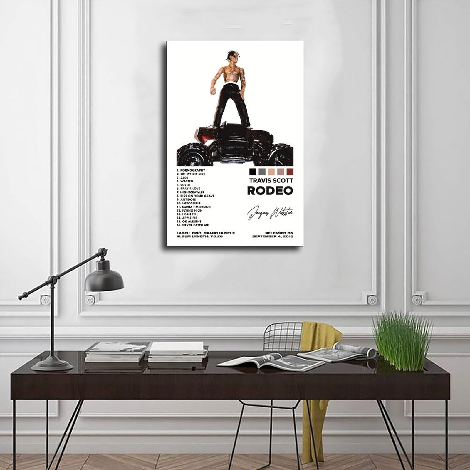 tcagd Poster su tela Pink Floyd 1973, decorazione per caera da letto