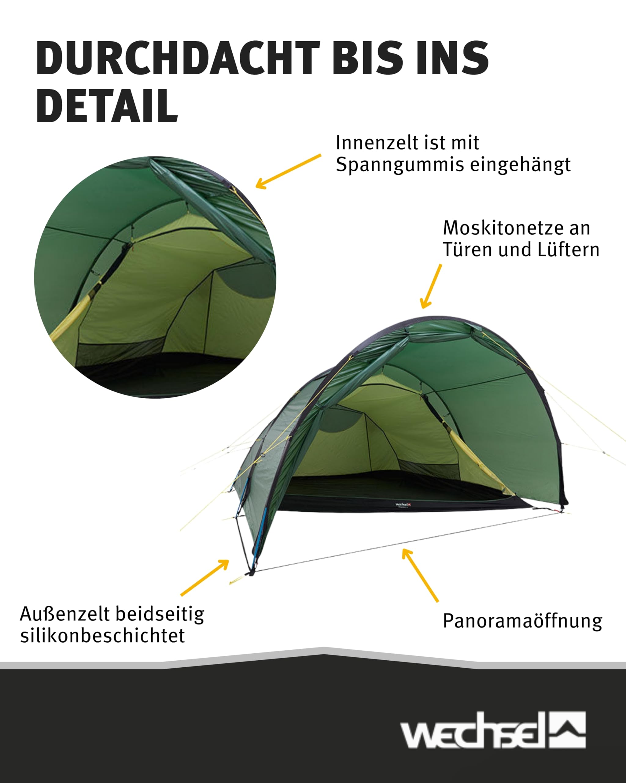tempest zelt Wechsel 4 I Zero-G Tunnelzelt für 4 Personen I schnell aufbaubares Leichtgewichtszelt I kompakt & transportabel I ideales Outdoor-Zelt für Camping, Wandern & Radreisen Sport & Freizeit Pro Active 908 / kristallgrau / blau Color:Husky/ vidaXL Partytent 3x6 m