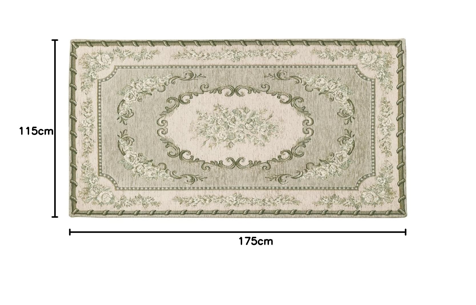BIANCHERIAWEB Tappeto Camera Salotto Velour Retro Antiscivolo Fantasia Floreale Disegno Operà By Suardi
