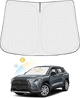 Vista 68 de Parasol para parabrisas para Ford Escape 2020-2025 2026, accesorios gruesos de 6 capas plegables para ventana delantera, protector de visera solar