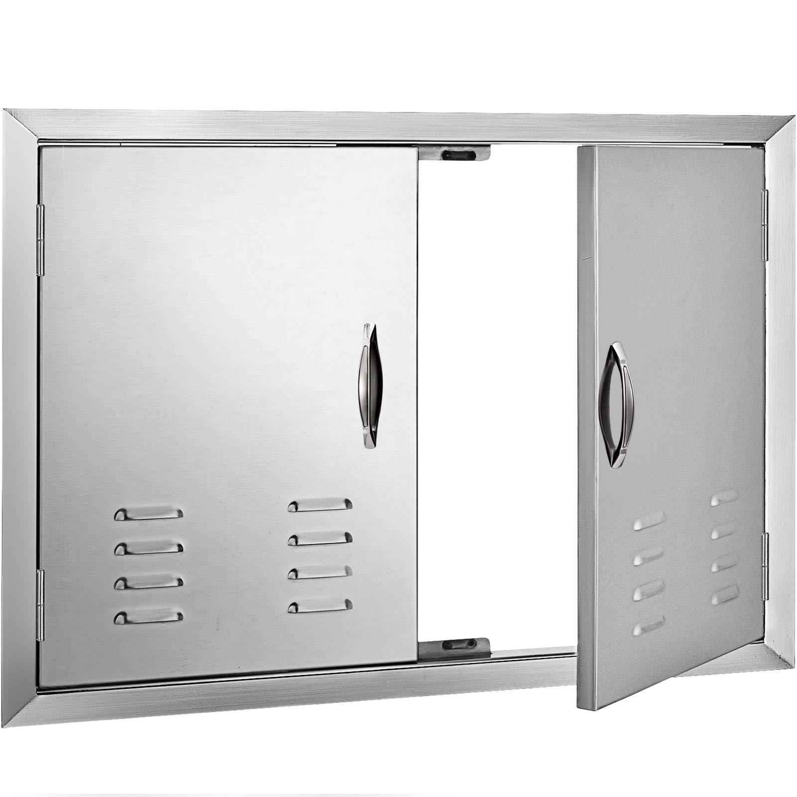 VEVOR BBQ Access Door 30x21 Inch BBQ Kitchen Doors Stainless Steel