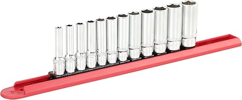 OEMTOOLS 22951 Juego de llaves métricas profundas de 12 piezas, Juego de llaves métricas de 14 pulgadas, Juego de herramientas OEM, Juego de llaves