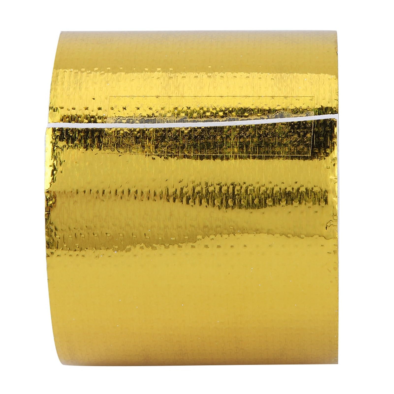 Ruban Adhésif Aluminium, 1 Rouleau Doré 10m*5cm Pare Chaleur Adhesif, Ruban Adhésif Isolant Thermique Autoadhésif Isolant Réfléchissant Voiture Pour Pare-Feu, Capot Moteur