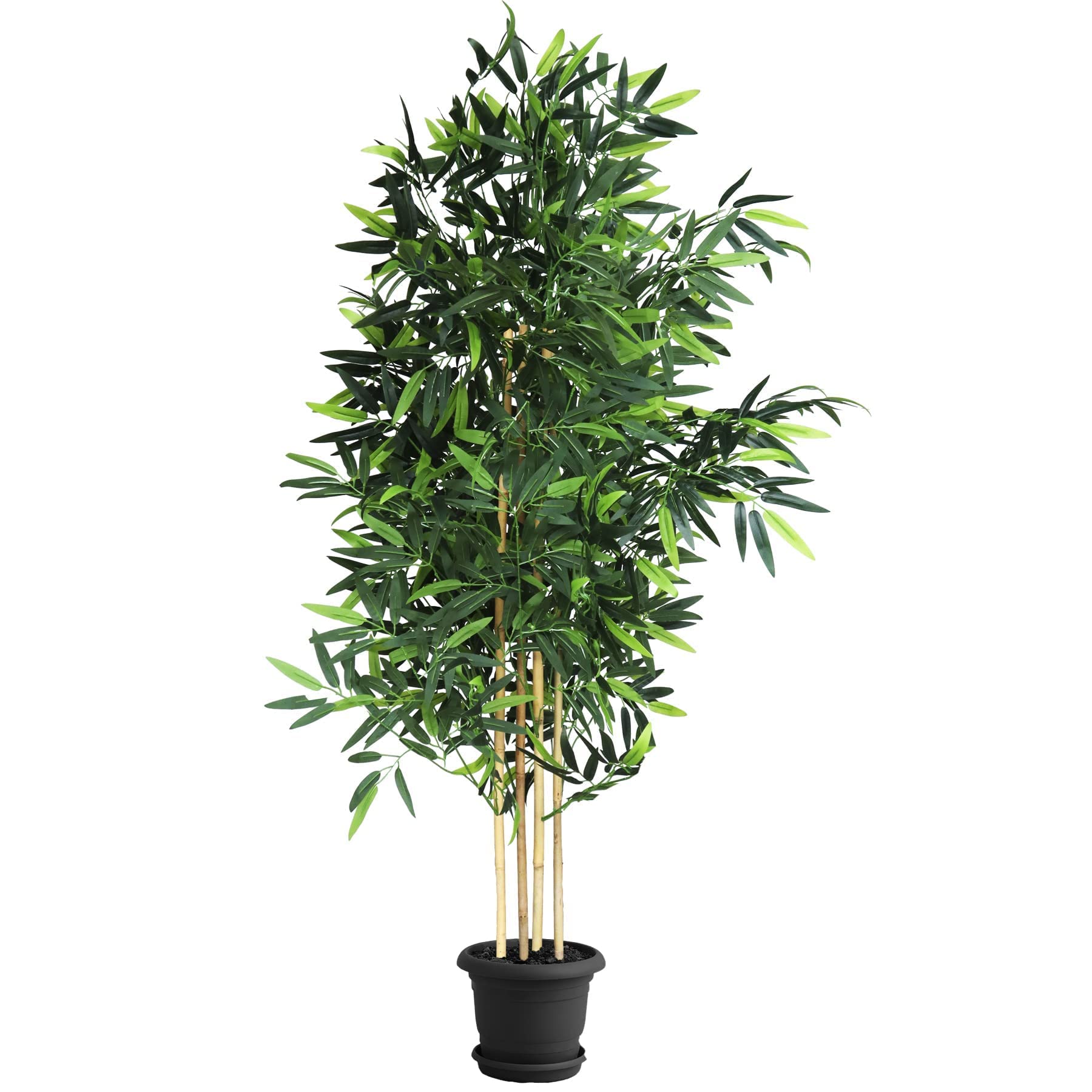 PLANTAWA Planta de Bambú 180 cm, Planta para decoración del hogar, Sin macetero, Planta de Bambú Artificial, Planta Interior para Decoración, Plantas y Flores Artificiales