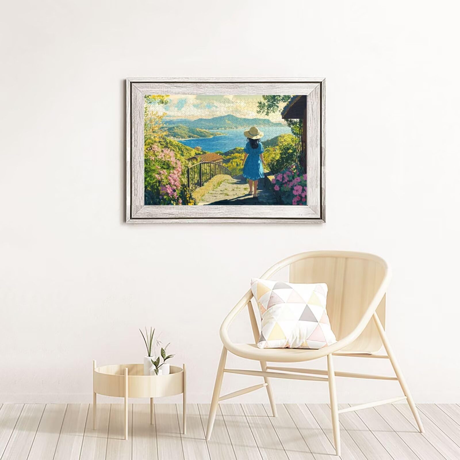Kobiety Puzzle 5000 Pieces Krajobraz Puzzle Dorośli Początkujący z pudełkiem prezentowym, DIY Interaktywne puzzle Rodzinna wymagająca gra, Relief Relief Home Wall Decor Art Prezent dla mężczyzn 100 x