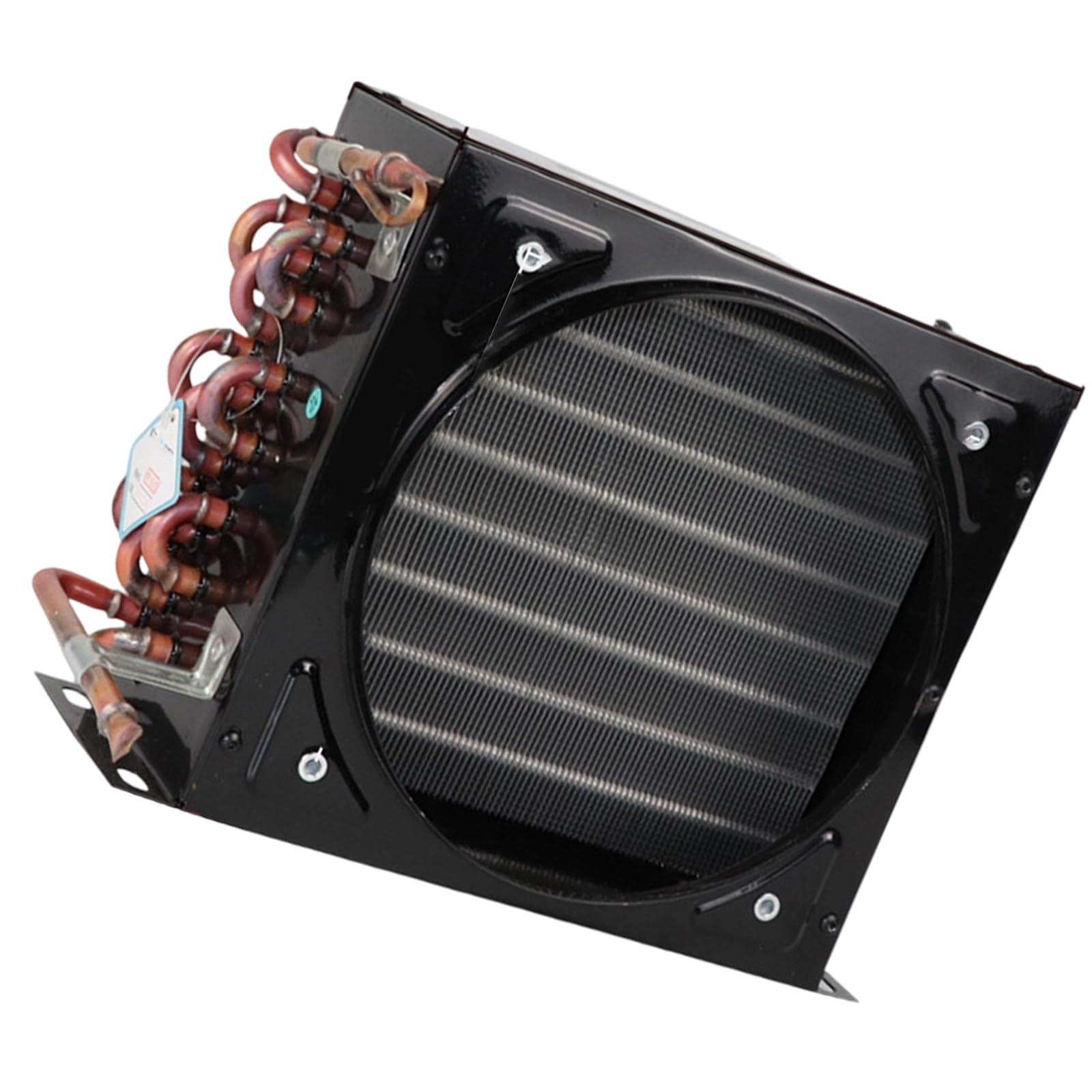 Jazuaiao Multicolor Aluminum Copper Condenser Coil, Refrigerator Condenser Fan For Quiet Fridge Cooling, Freezer Cooling Coil Fan For Household And Commercial Use