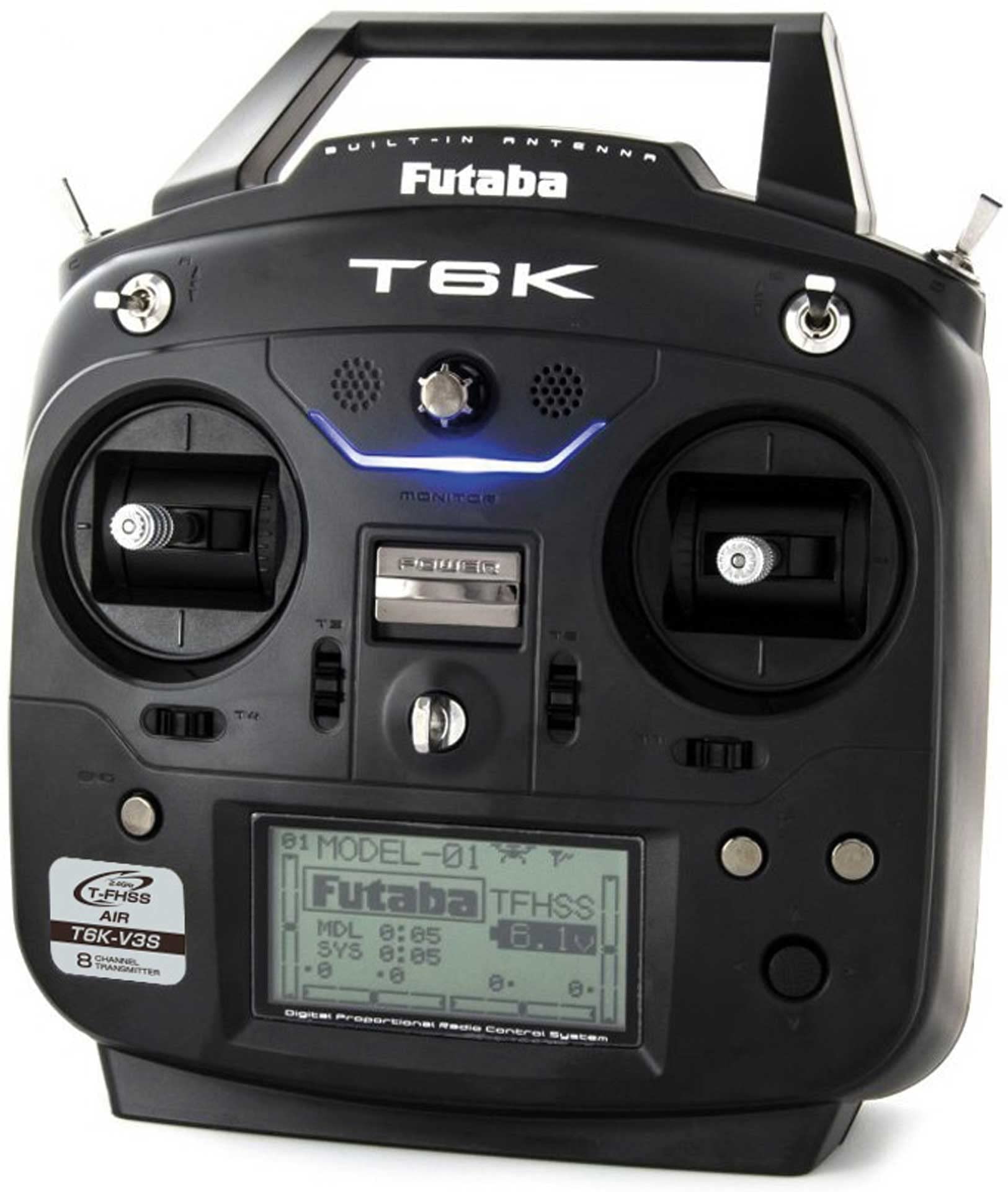 Futaba T6K V3S 8-Channel FS 2.4GHz Remote Control + R3008SB