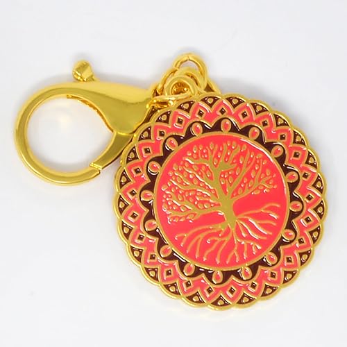 Miniatura 2 de Llavero del árbol de la vida del Feng Shui para aumentar la reducción de la energía armonía amuleto riqueza porsperidad éxito regalo de Navidad Zen