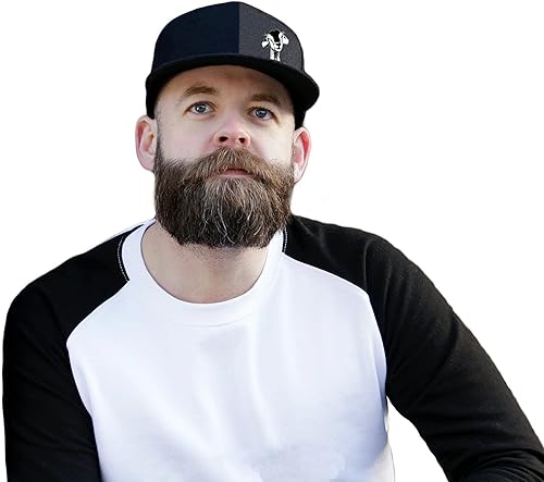 Miniatura 4 de Gorra de béisbol de calavera de terror para hombres y mujeres, color negro, ajustable, clásica, para adultos, gorra de béisbol plana