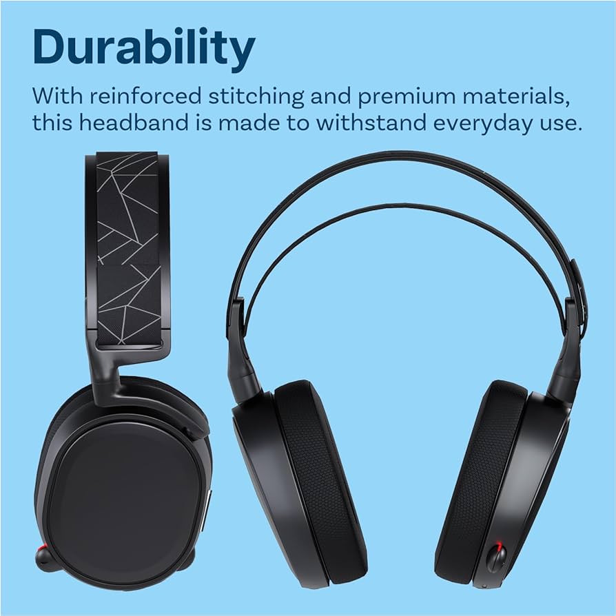 SteelSeries Arctis 7P Wireless ゴムバンド交換済み 71Xt31snvRL._AC_UF894,