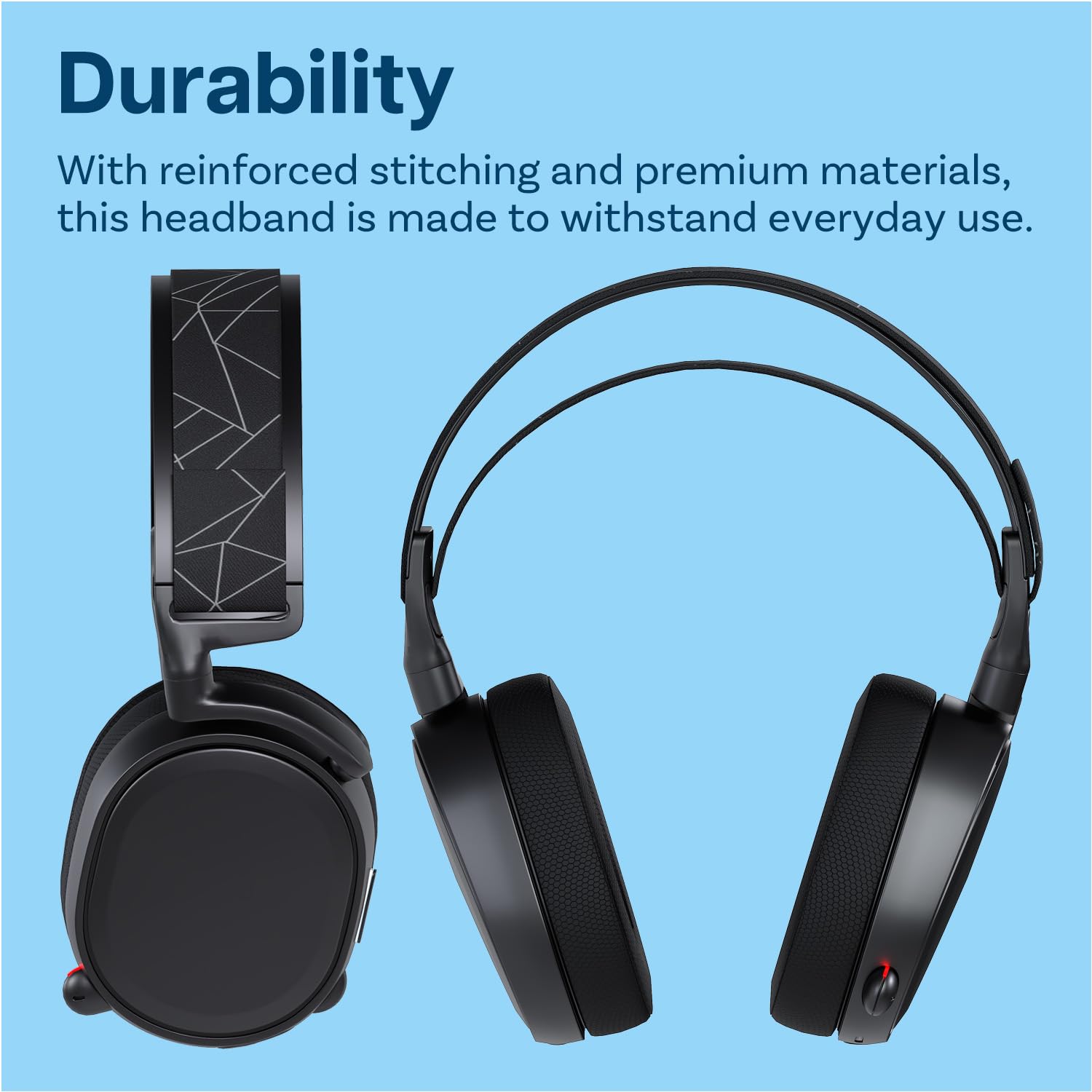 SteelSeries Arctis 7P Wireless ゴムバンド交換済み SteelSeries Arctis 7P Wireless ゴムバンド交換済み