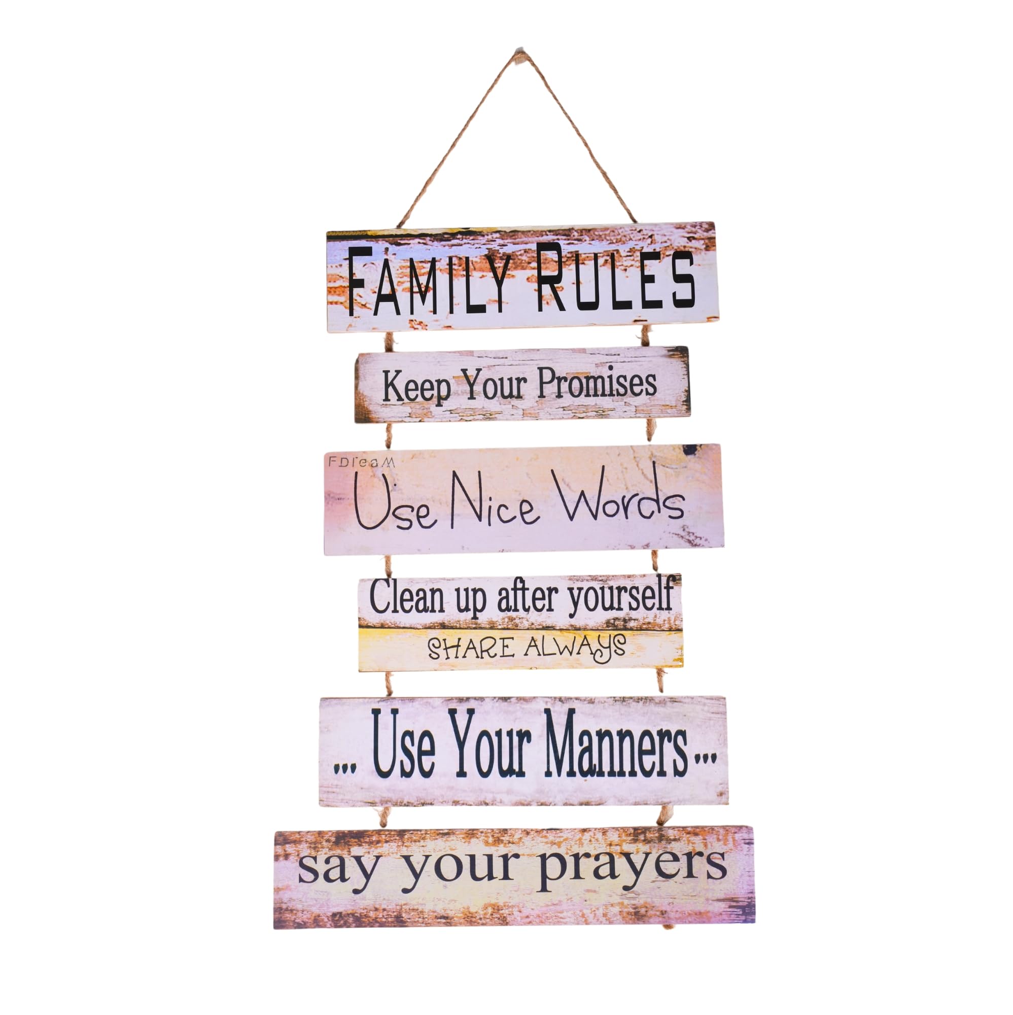 F Dream Decorative Wall Hanging Wooden Art Decoration Item for Home | Living Room | Bedroom | Decoration Items |Home Decor| Gift Items… (B0D33CC4SD) Amazon Price History, Amazon Price Tracker