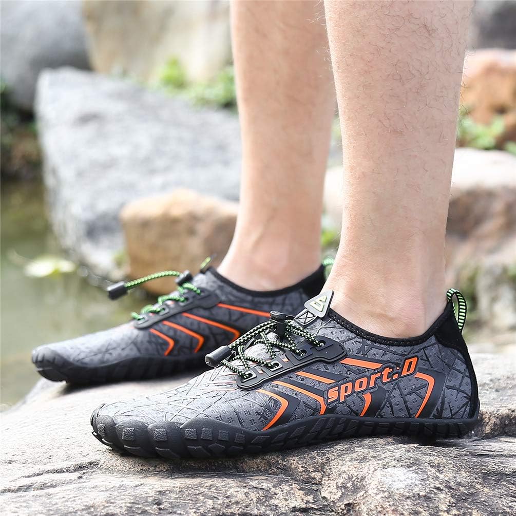 UBFEN Water Shoes Aqua Swim Shoes Mens Womens Beach Sports Quick Dry Barefoot for Boating Fishing Diving Surfing - Image 8