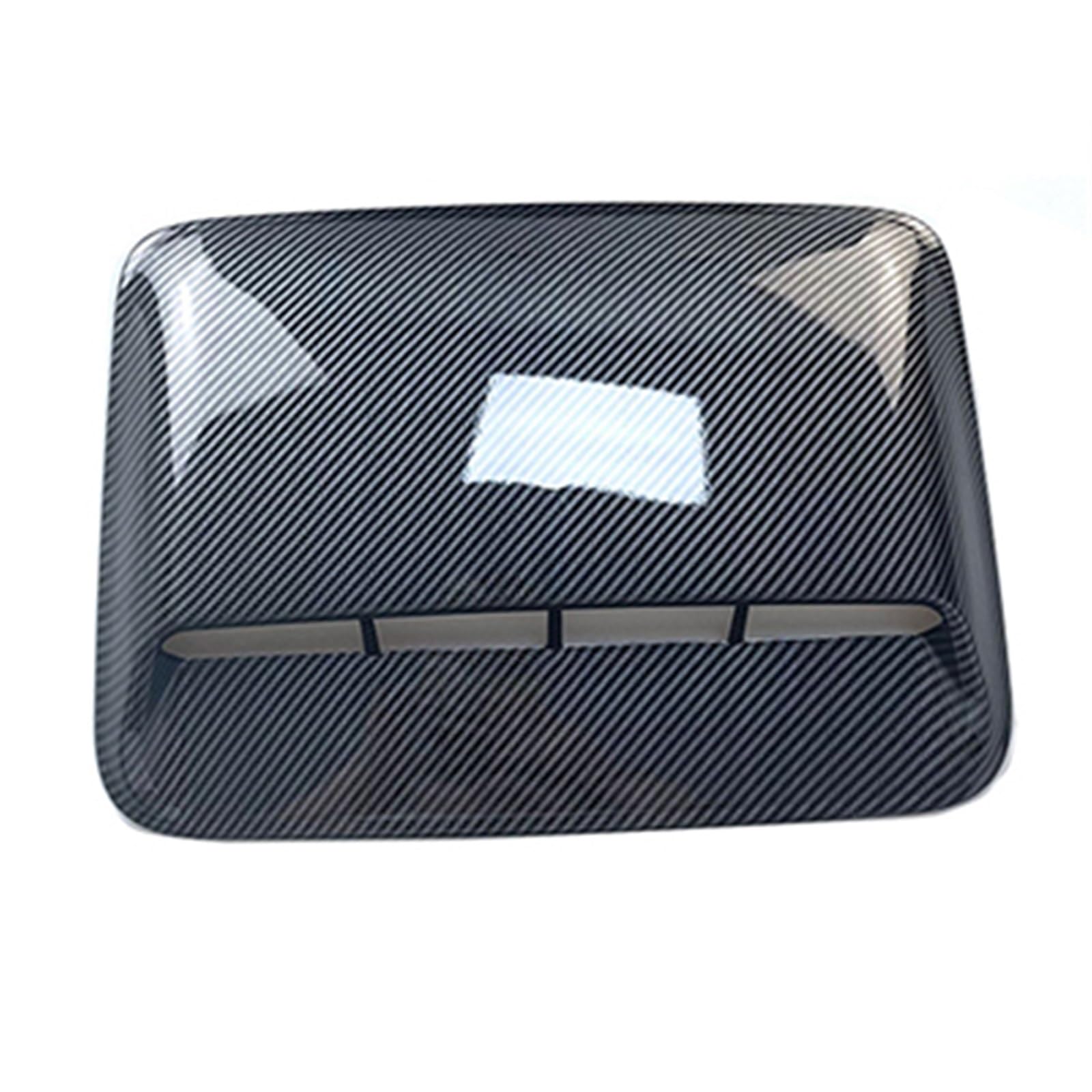 TILIEINE Car Front Side Air Vent Cover Universal Car Air Flow Intake Hood Scoop Bonnet Vent Cover Decorative Sticker(Carbon Fiber Look)