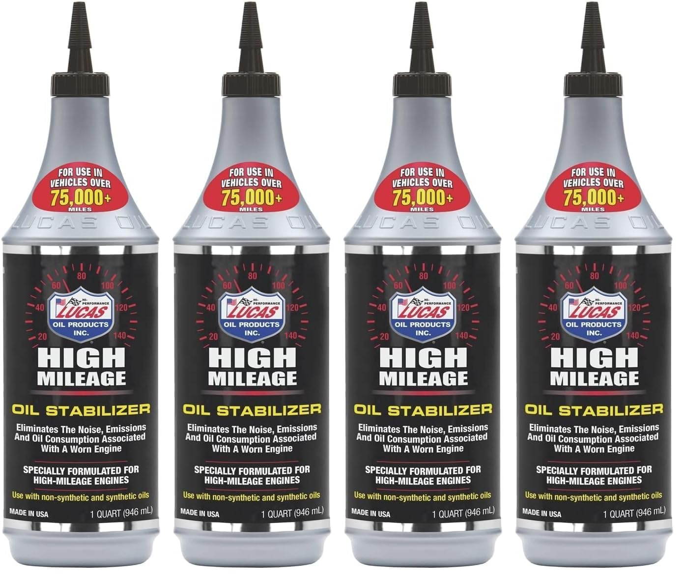 10118 High Mileage Oil Stabilizer - 1 Quart (Pack of 2)