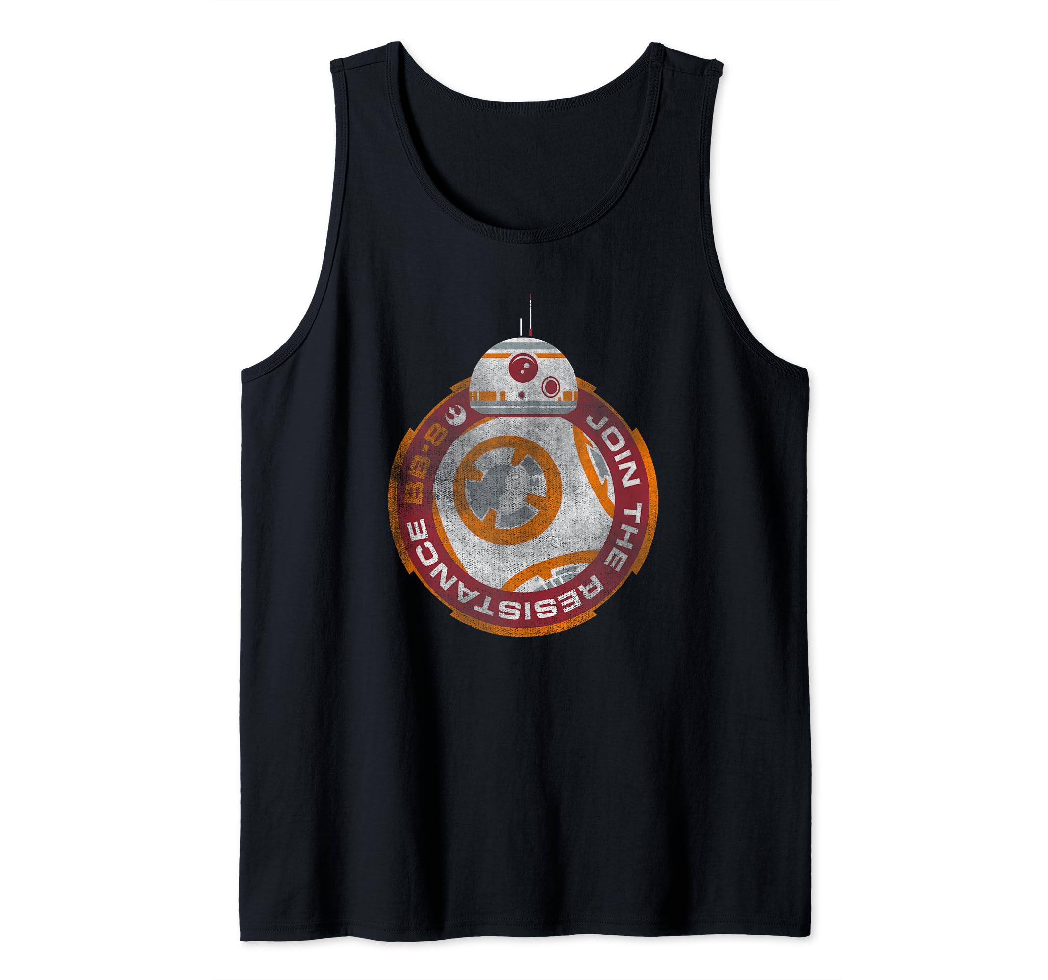 Star Wars BB-8 Episode 7 Join the Resistance Tank Top, Black