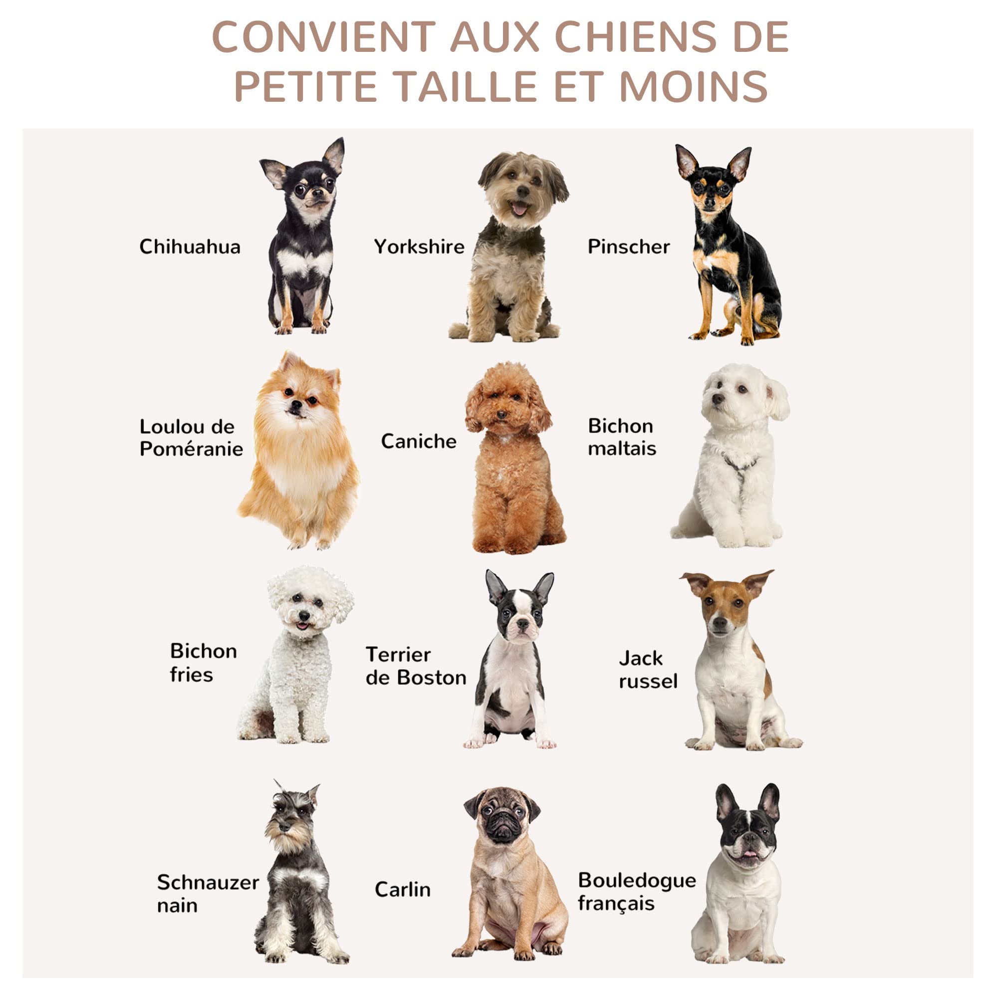 PawHut Cage pour Chien Animaux 2 en 1 Table d'appoint Meuble Cage Chien intérieur avec 2 Portes verrouillables - dim. 76L x 54.5l x 56H cm - Métal et MDF