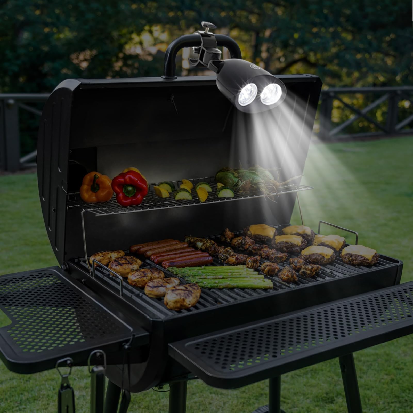 Luz De Barbacoa | Iluminación Para Barbacoa Con Rotación De 360 Grados - Luces de BBQ de Parrilla Exterior | Para Taller Mecánico Camping Cocina Al Aire Libre Trabajo En Exterior