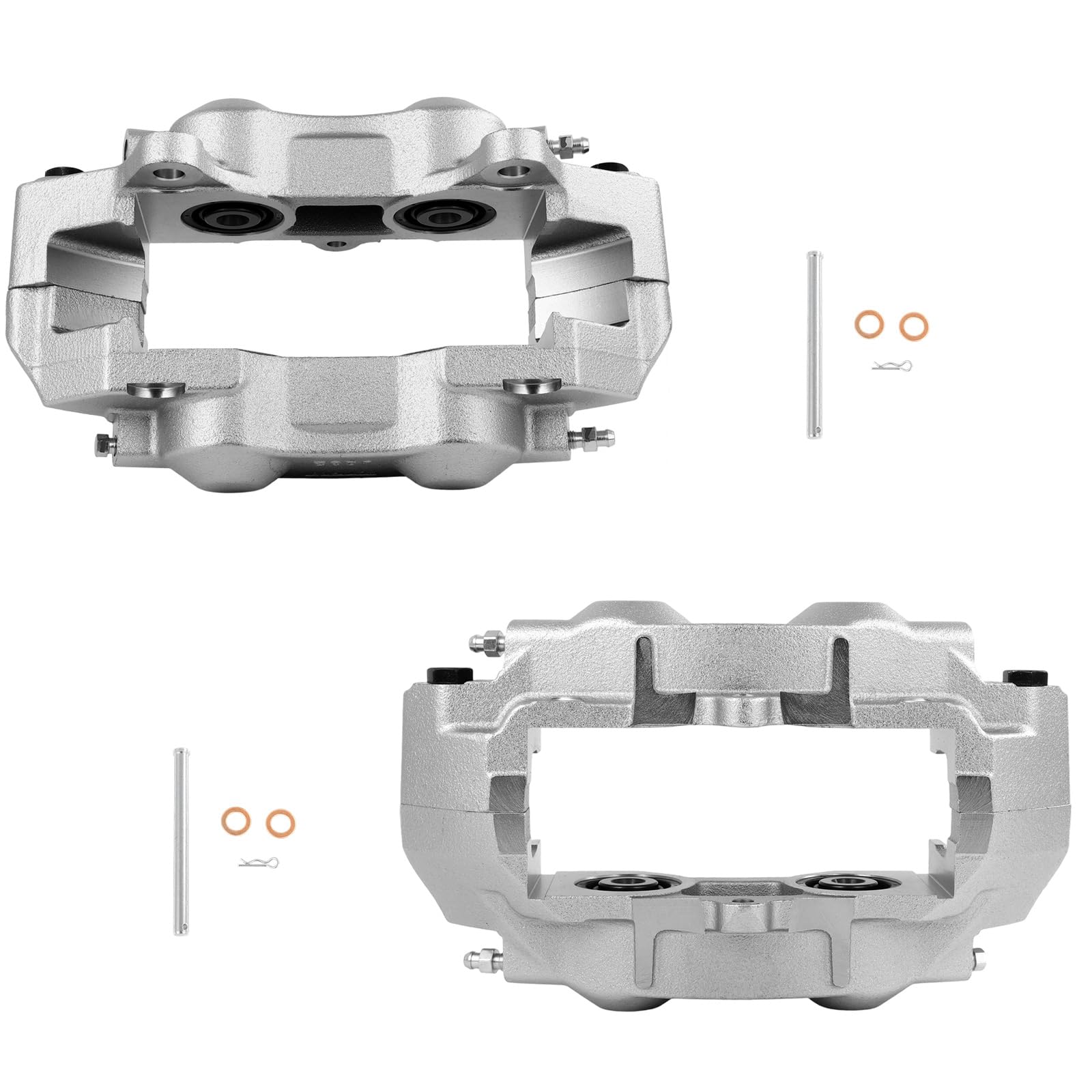 SCITOO 187020 187019 Rear Left &amp; Right Disc Brake Calipers Fit For Chev For Corvette 1965-1967 1969-1982, 4 Pistons