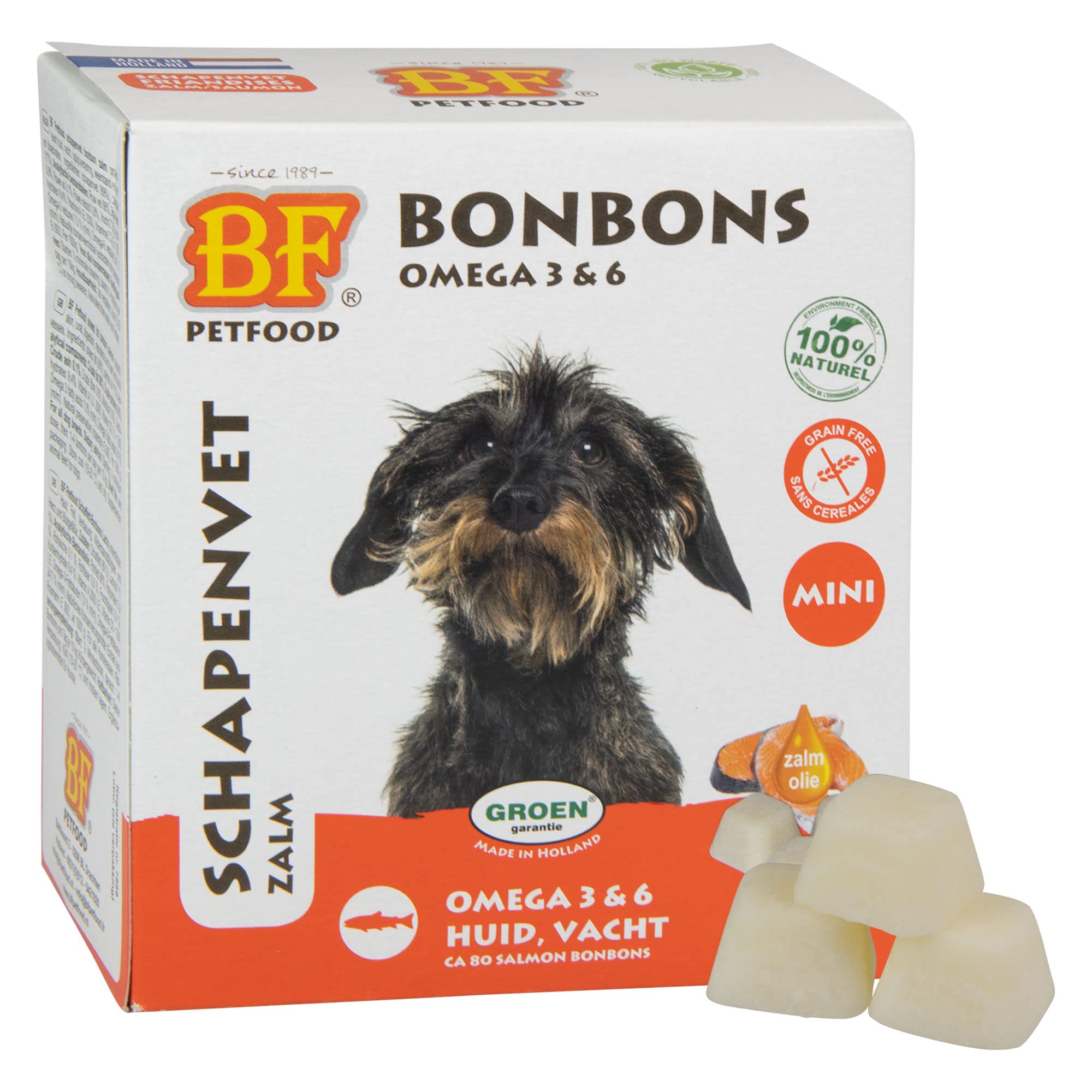 Biofood Sheep Fat Salmon - 80 Snacks - MINI