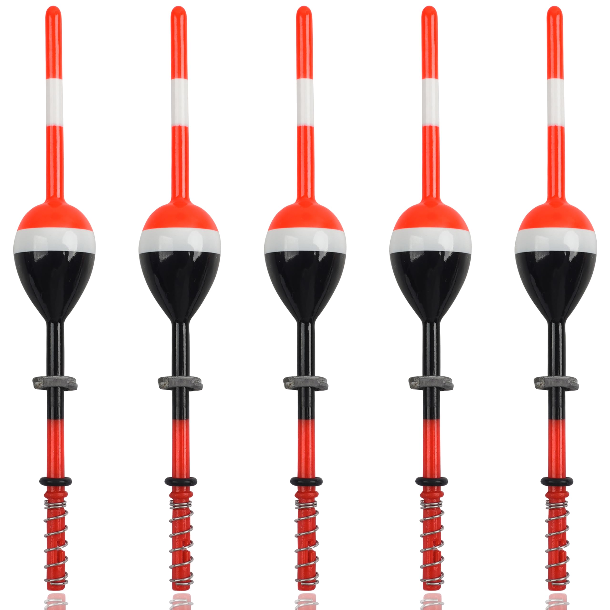 10 Pcs Sturdy Plastic Fishing Floats Bobber Stick Tube - Multi Purpose Fish Feed Baits