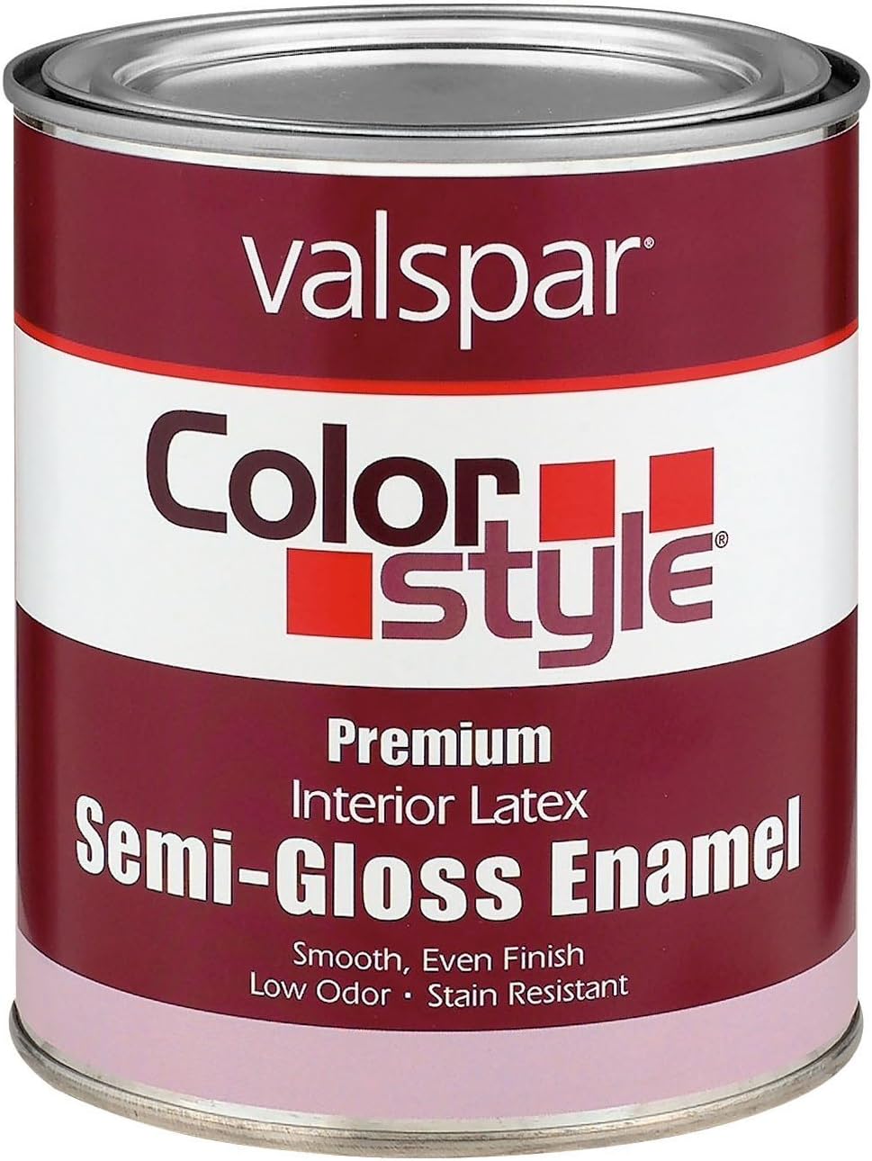 Valspar 4426200 QT 1 Qt Wt ColorStyle Interior Latex Semi Gloss Enamel