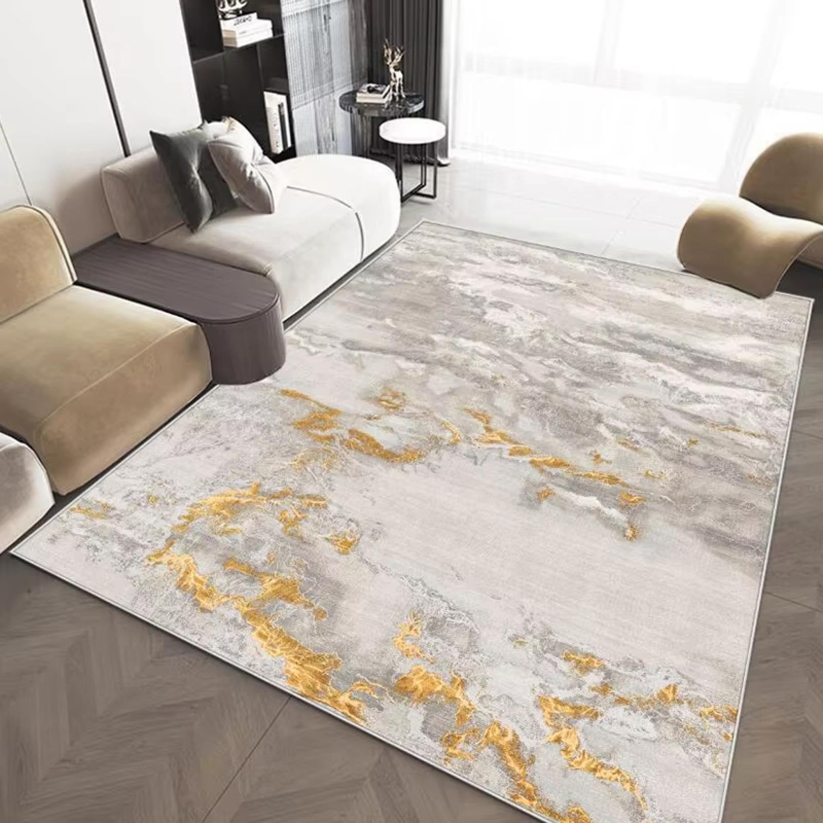 Tapis lavable 80x120cm pour nettoyer facilement les taches du salon et de la chambre