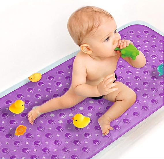 Sheepping Baby Bath Mat Non Slip Extra Long Bathtub Mat for