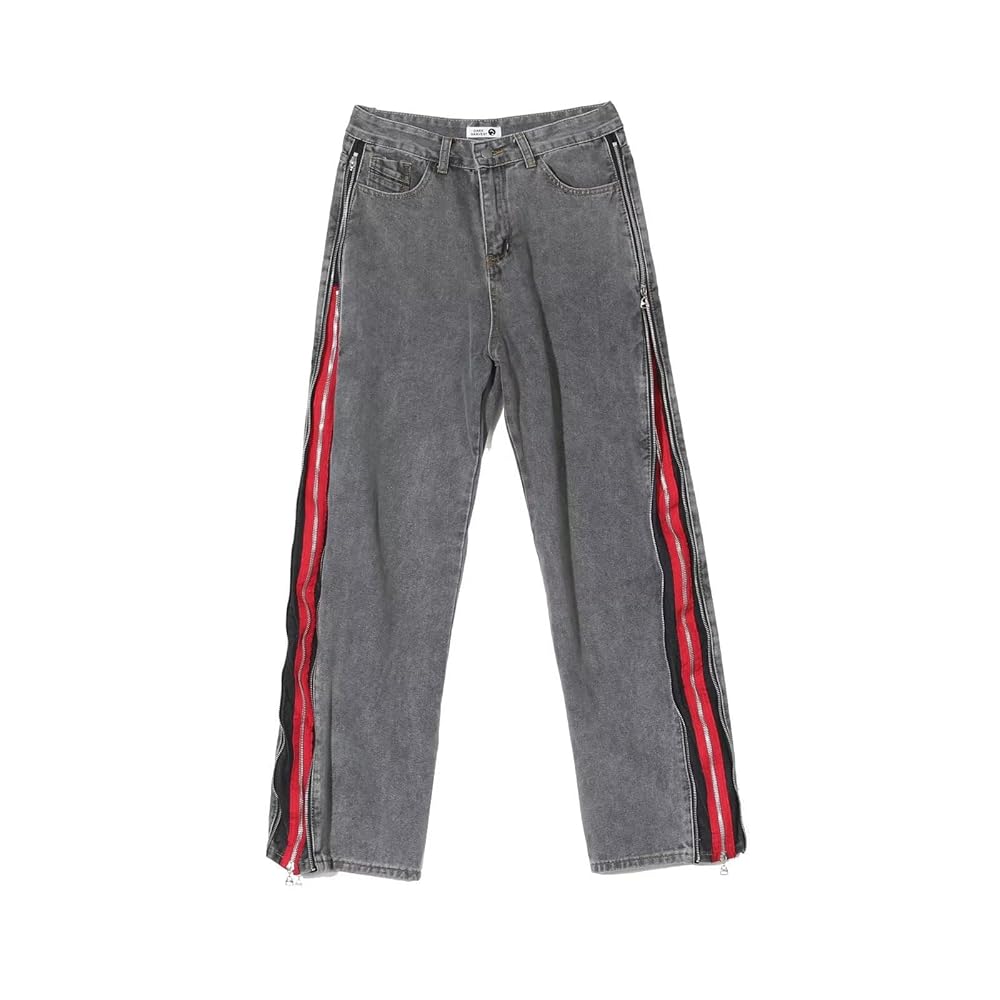 メンズ カジュアル ストレートレッグ カーゴジーンズパンツ ワンフォークロージング 1111clothing カーゴパンツ メンズ