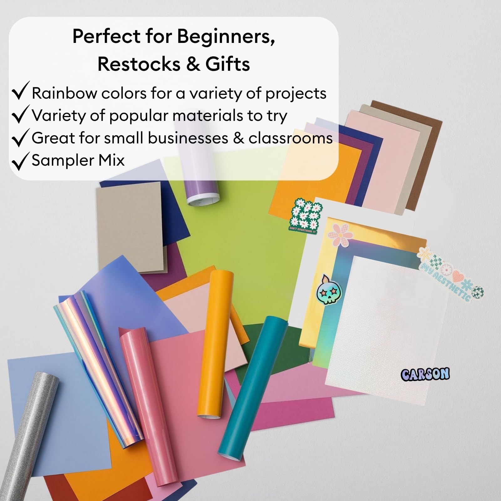 Cricut Deluxe Materials Bundle - 50+ Pieces for Cricut Machines -6 Cricut Deluxe Materials Bundle - 50+ Pieces for Cricut Machines -6