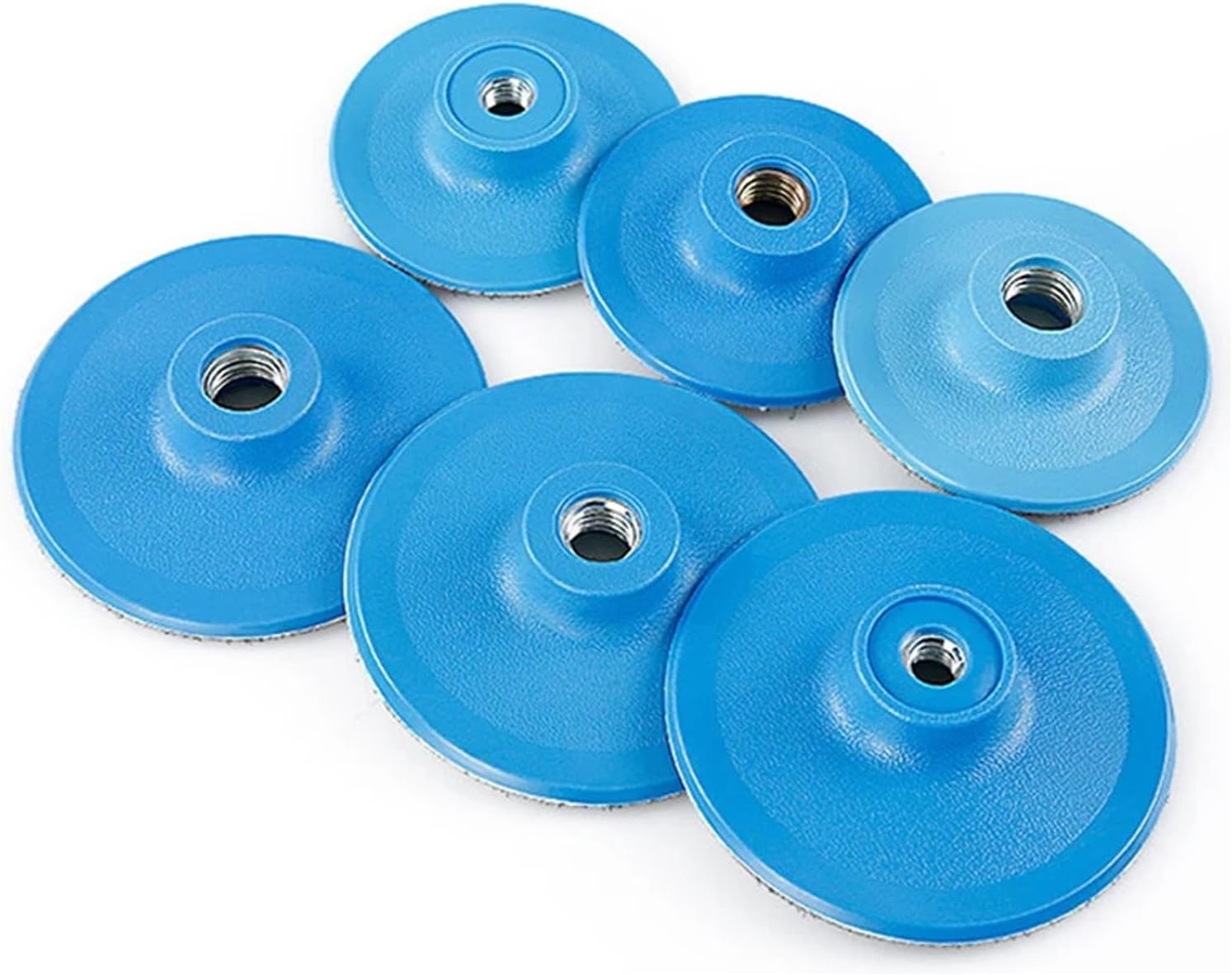 Angle Grinder Backing Pad 10pcs Sanding Disc Backing Pad Self-Adhesive Polishing for Sander M10/M14/M16 Thread Angle Grinder Accessories(4 inch M10)