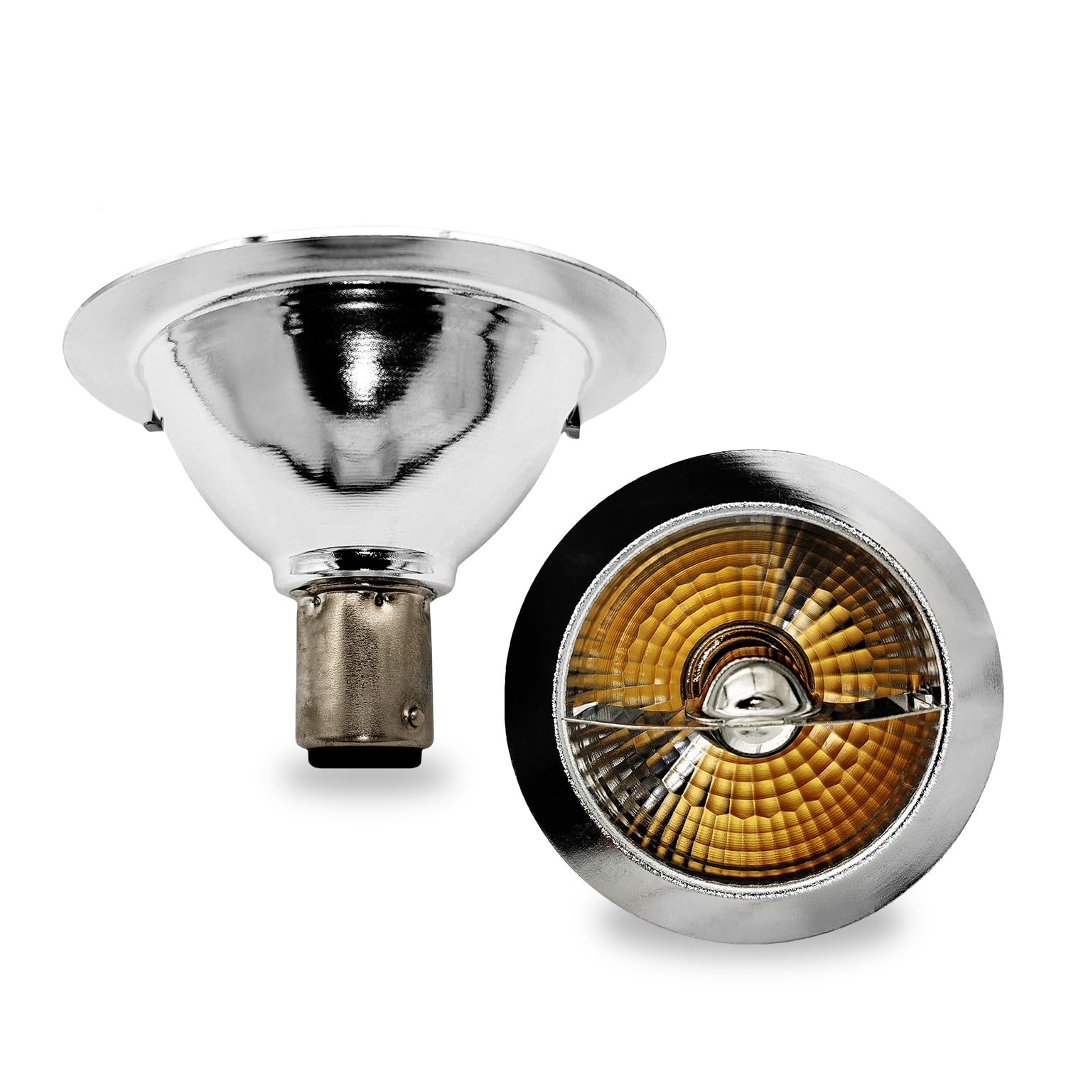 QLEE Ar70 Led Bulb 3w Ba15d 30w Halogen Equivalent No Dimmable Warm White 2700k Spotlight for Kitchen Bathroom Commercial Lighting Household Light Bulbs 2pcs Pack