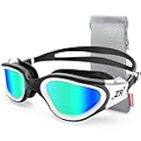 ZIONOR G1 Polarized Swimming Goggles for Unisex Adult Women Anti Fog 100% Anti UV Diving Goggles