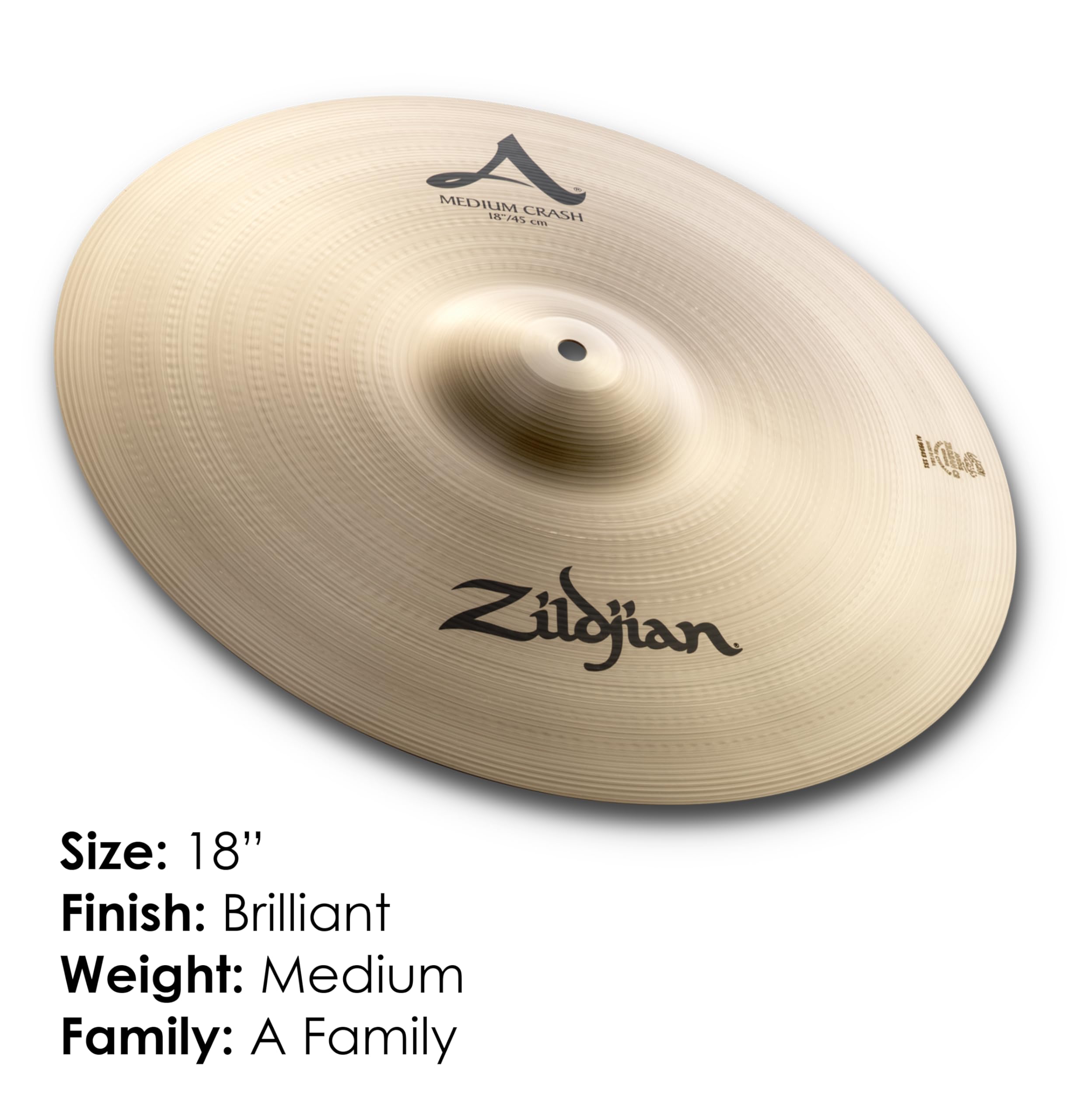 Amazon.co.jp: Ziljan Medium Crash Cymbal A 18