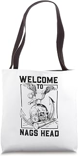 Seagull on skull - Nags Head Tote Bag