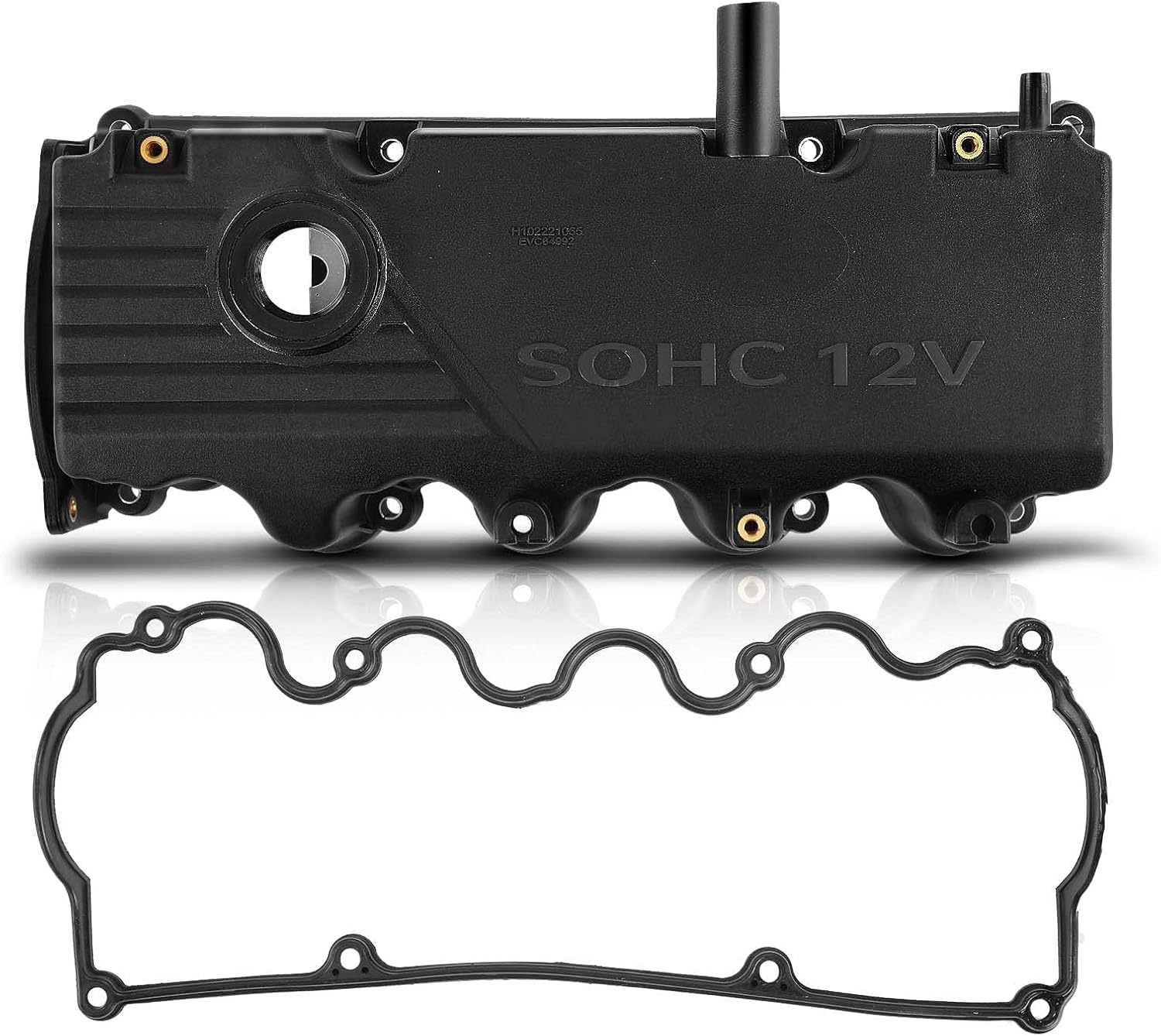 A-Premium Engine Valve Cover, with Gasket, Compatible with Hyundai Accent 2000-2003, L4 1.5L SOHC 12V, Replace # 2241022610