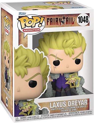 Miniatura 3 de POP Fairy Tail - Figura de vinilo Laxus Dreyar Funko (paquete con funda protectora de caja compatible)