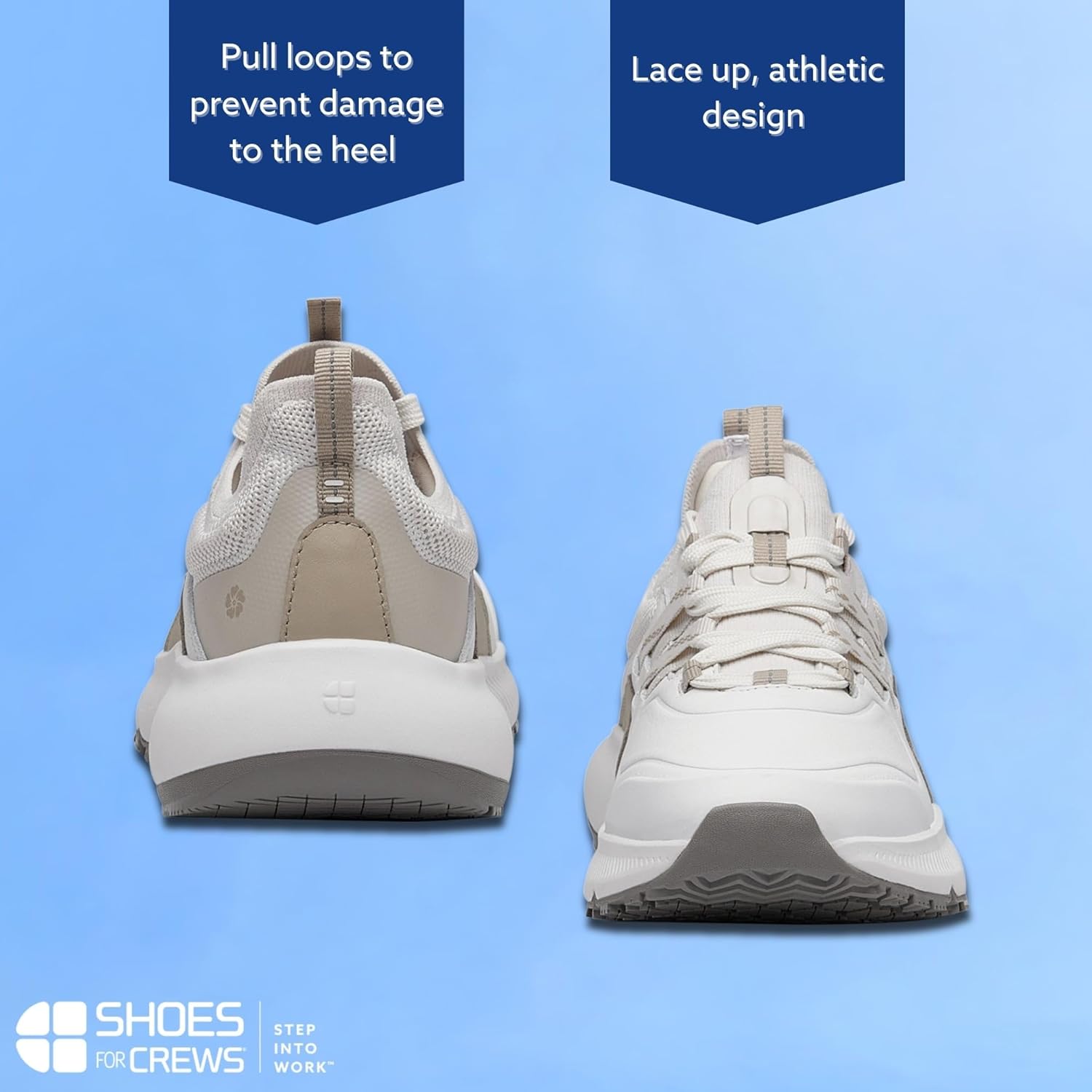 LILA Women's Slip-Resistant Work Sneakers – Stylish, Water-Resistant, Non-Slip Shoes with Revive Cushioning – Comfortable Footwear for Food Service, Healthcare & Hospitality Professionals - Karina RX - Image 2