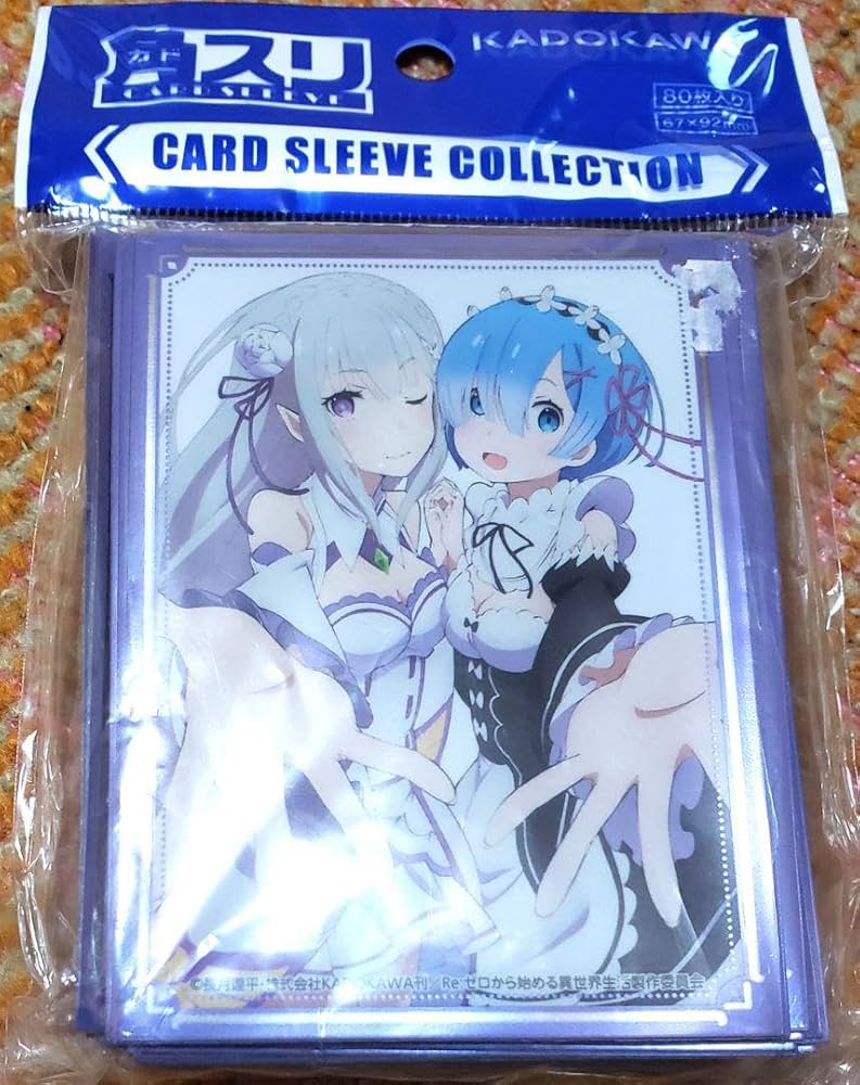 未開封品】リゼロスリーブデッキケース レムラムエミリアFGOマシュ