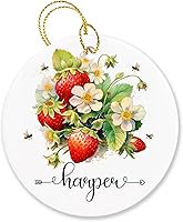 Vista 13 de Adorno de Navidad de flor de caléndula 2025, adorno de Navidad personalizado de caléndula para familiares y amigos, regalo personalizado