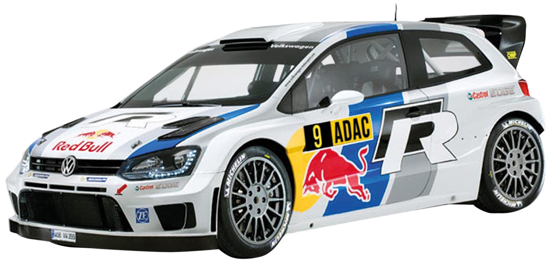 Volkswagen SCALEXTRIC POLO R WRC レッドブル Scalextric C3633 Volkswagen Polo Red Bull #9 Slot Car (1:32 Scale