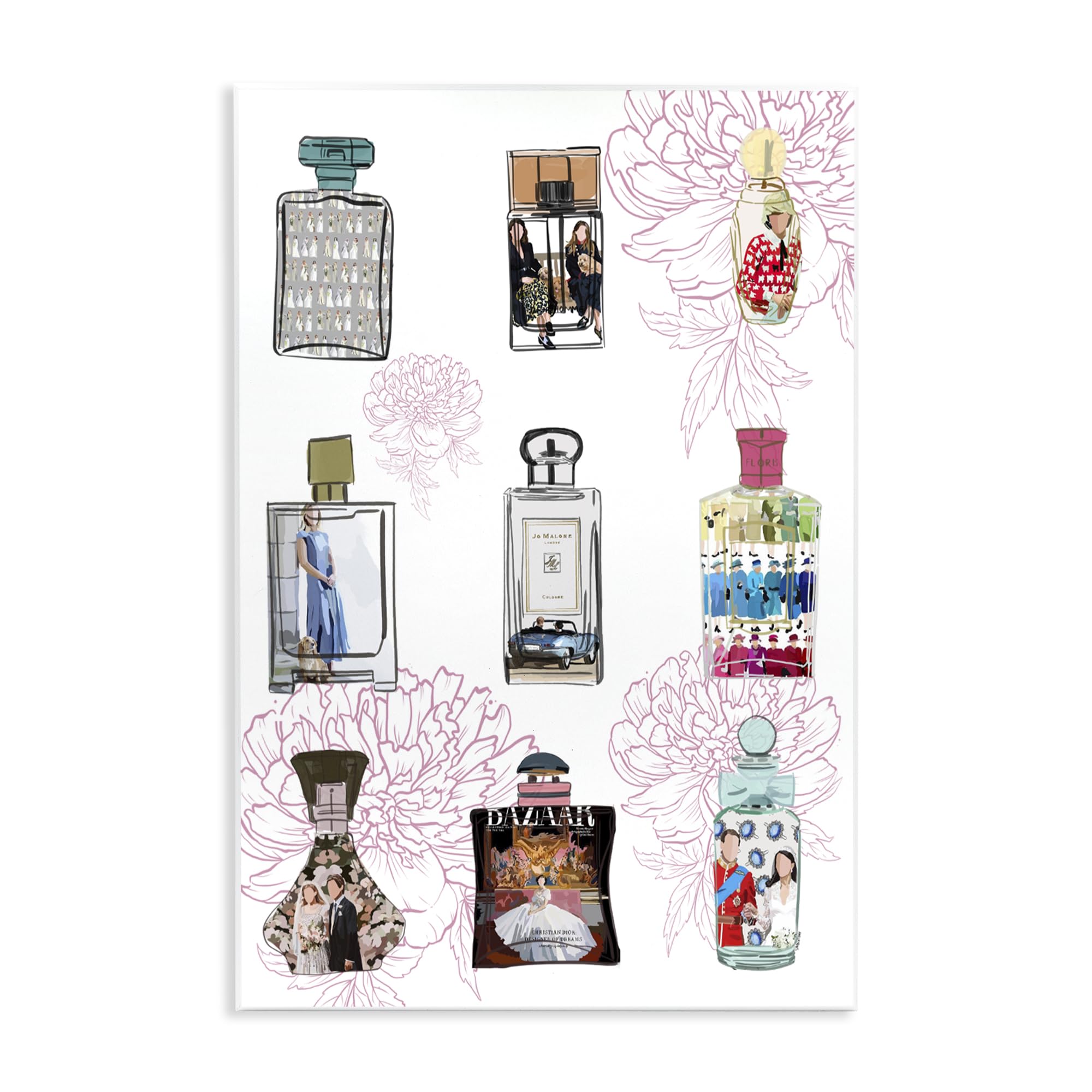 'Polished Perfume Stylish Luxury Fashion'| Wall Plaque Art