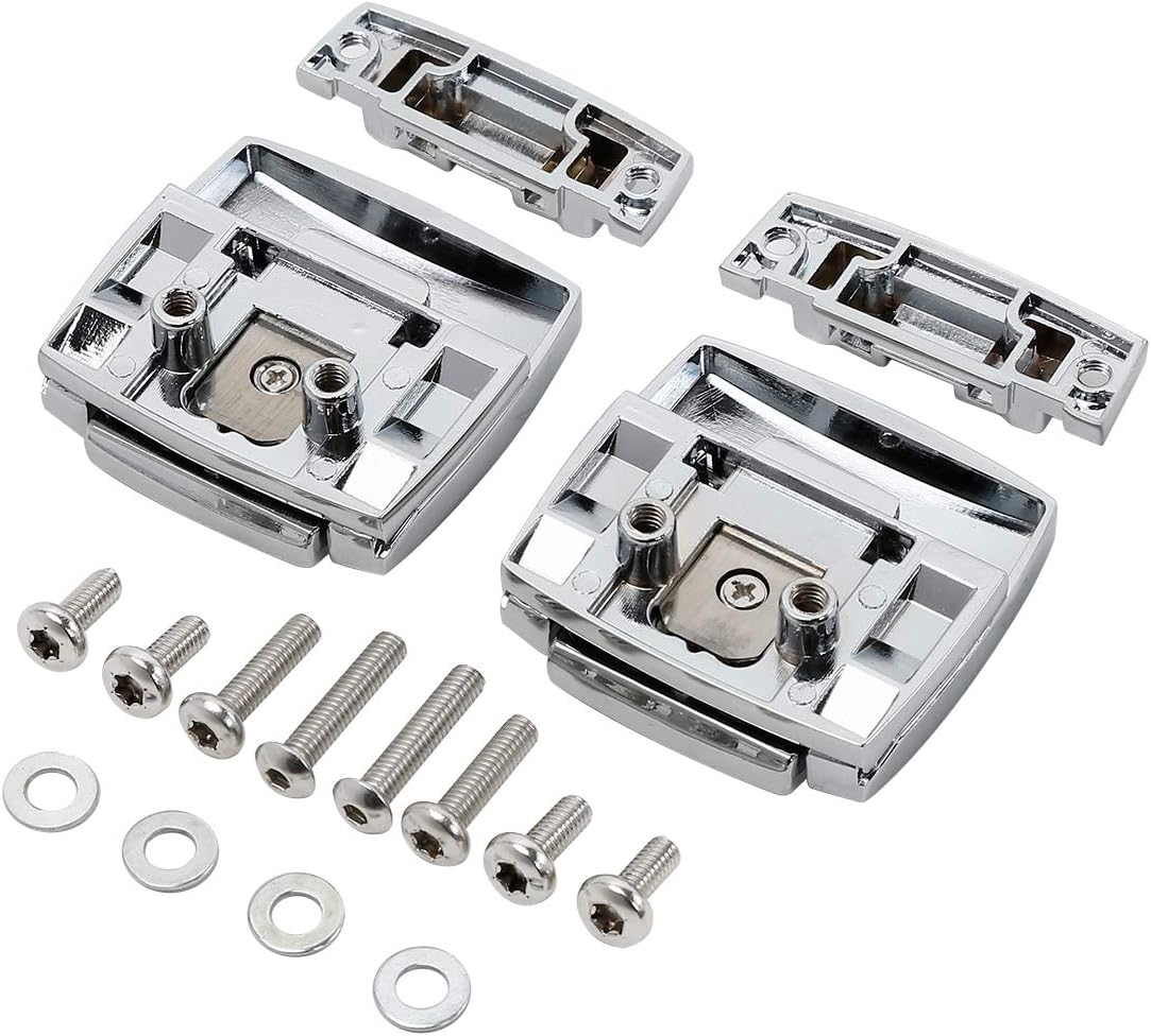 TCMT Razor Chopped King Trunk Latches Pack Latch Fit For Harley Touring 1980-2013 Road King FLHT FLHX FLTR CVO Road Glide Street Glide Electra Glide Ultra Classic Pack