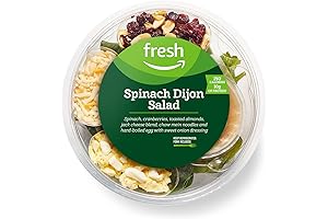 Spinach Dijon Salad Enriched with Nutritious Ingredients