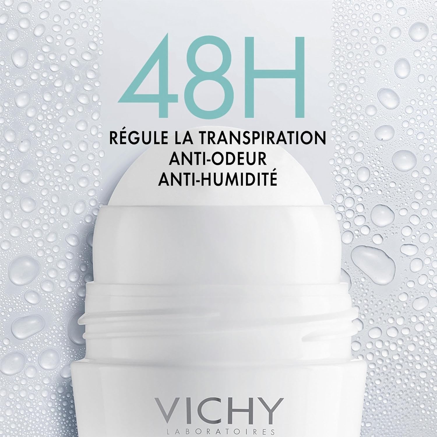 Vichy - Antitranspirant Deodorant 48h 50ml, Frisch (Packung mit 5)