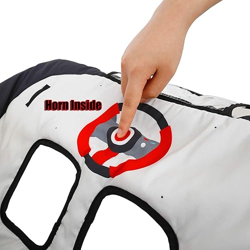 Miniatura 5 de Linda cubierta de carrito de comestibles con diseño de coche de policía para bebé