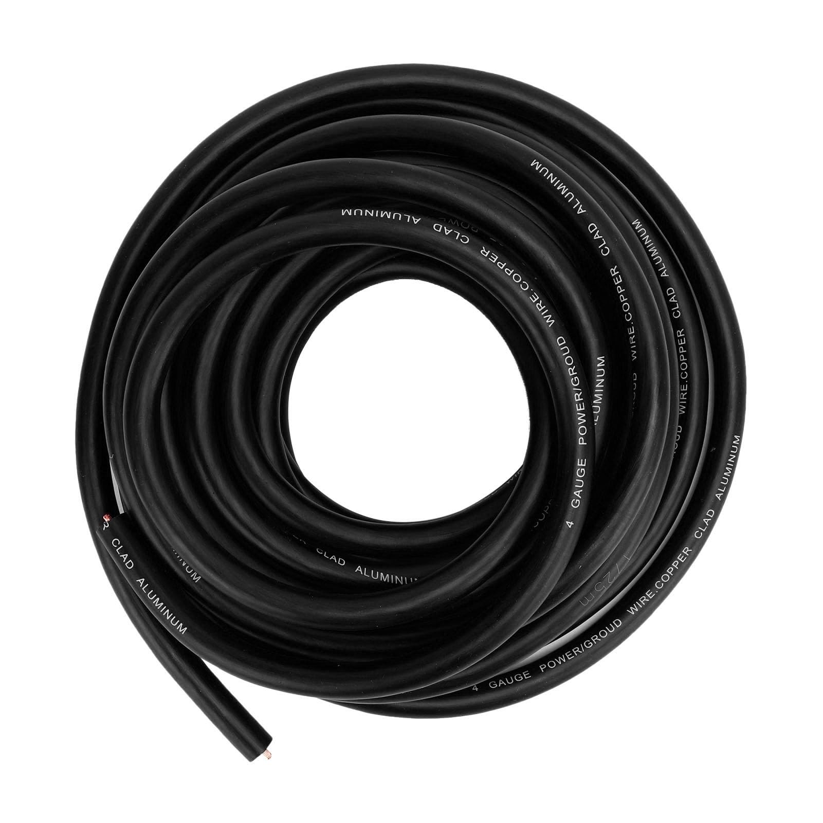 Kfz-Kabel 4 Gauge, 7,6 M, Rot – Für Auto-Audio, Batterie & Elektrik, Flexibel & Silikonisoliert