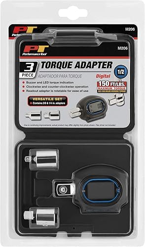 Miniatura 18 de Performance Tool M195 llave dinamométrica de estilo haz de 0-80 pulgadas y 0-7 Newton-metro